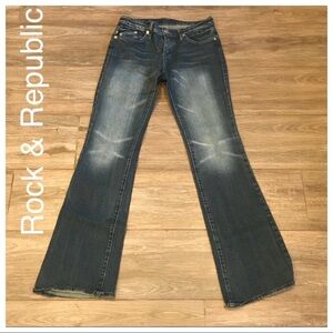 Rock & Republic Size 28 Stevie Boot Cut Jeans